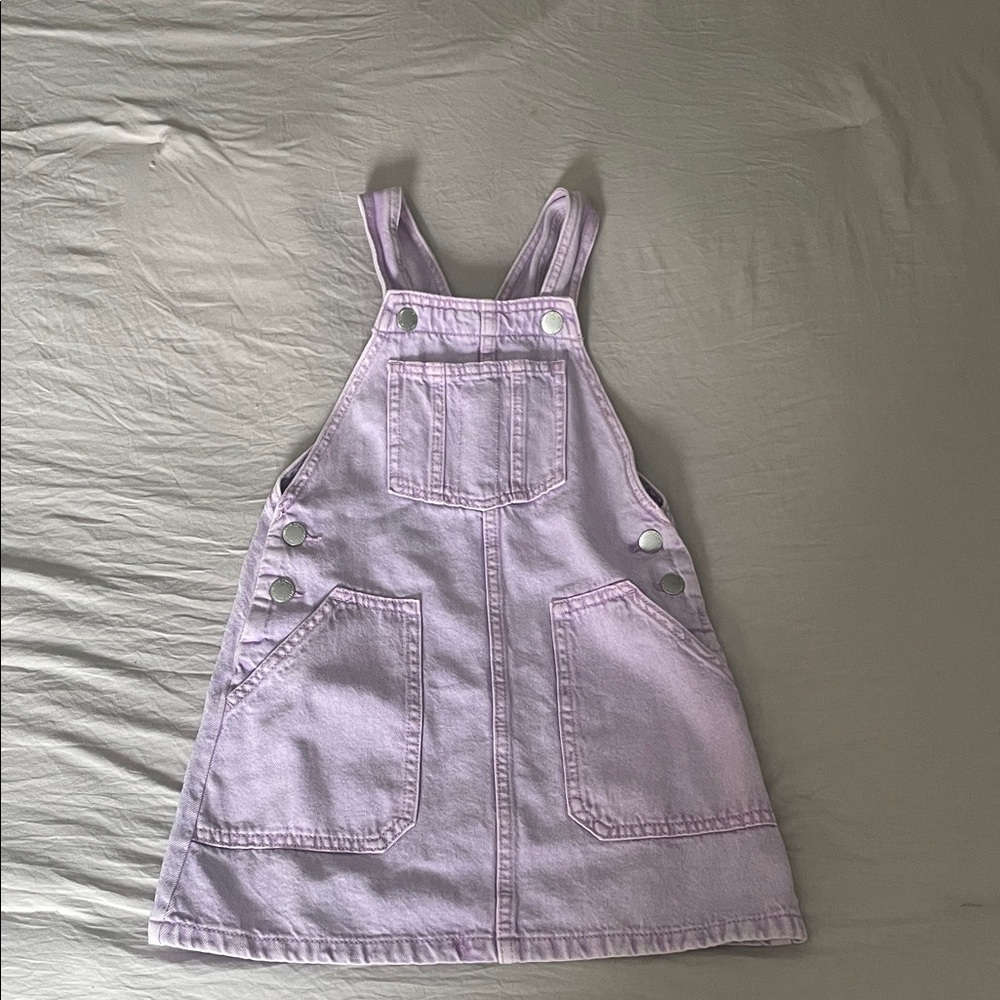 Charming Lavender Kids' Overall Dress